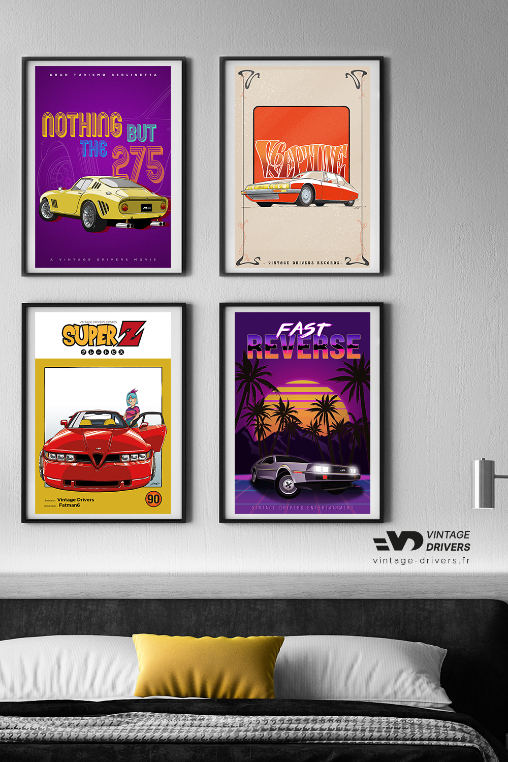 affiches pour la marque vintage-drivers